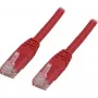 Deltaco UTP raudonas 0,5 m RJ-45 Cat6 tinklo kabelis