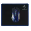 Rebeltec SHERMAN Gaming USB klaviatūra su pele QZERTY angliškas juodas