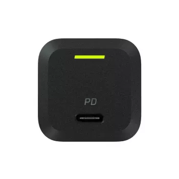 Mobiliojo įrenginio įkroviklis Green Cell CHARGC06, USB-C 33W, Quick Charge 3.0, AC įėjimas 100–240V, juodas