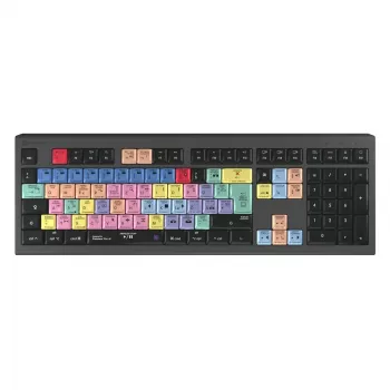 Logickeyboard Adobe Premiere Pro CC Astra 2 klaviatūra, universali USB, QWERTZ vokiškas išdėstymas, pilka