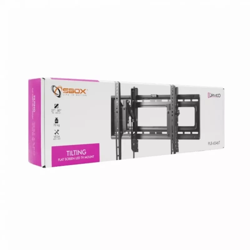 Sieninis laikiklis Sbox PLB-6546T (37-80 col./70kg/600x400)