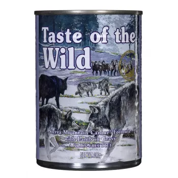 TASTE OF THE WILD Sierra Mountain - šlapi šunų ėdalai - 390 g