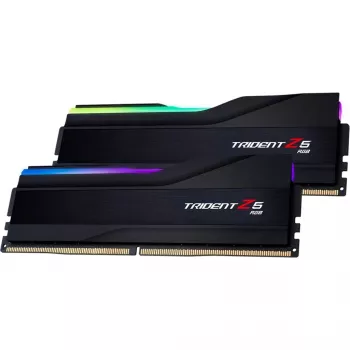 DIMM 32 GB DDR5-6400 (2x 16 GB) Dual-Kit, Arbeitsspeicher schwarz, F5-6400J3039G16GX2-TZ5RK, Trident Z5 RGB, INTEL XMP