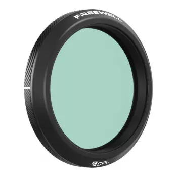 Apvalus poliarizacinis (CPL) filtras Freewell, skirtas DJI Osmo Action 5 Pro — 58 mm sriegis