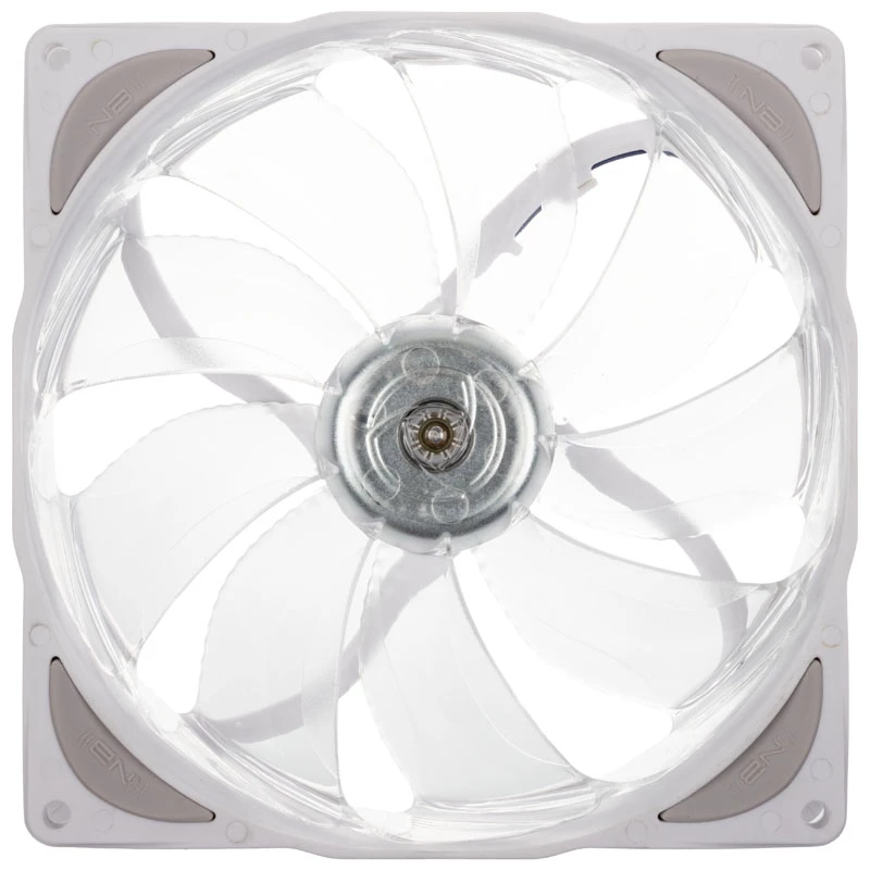 Ventiliatorius NoiseBlocker NB-eLoop X B14-P ARGB PWM 140mm baltas