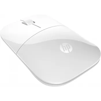 HP Z3700 balta belaidė pelė, ambidekstrinė, optinė, RF belaidė, 1200 DPI, balta