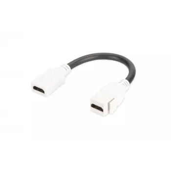 Digitus HDMI 2.0 Keystone modulis su 12 cm kabeliu (Moteris/Moteris)
