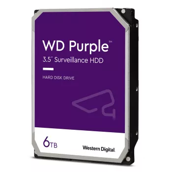 Vidinis kietasis diskas Western Digital 6 TB 3,5 colio Serial ATA WD63PURZ