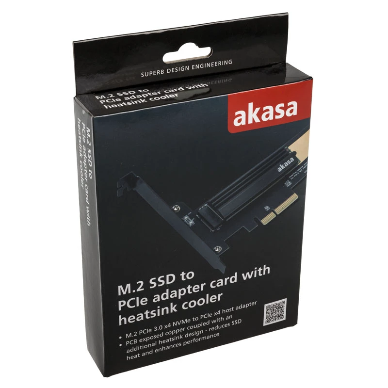 Adapterio kortelė Akasa AK-PCCM2P-02 M.2 NVMe į PCIe