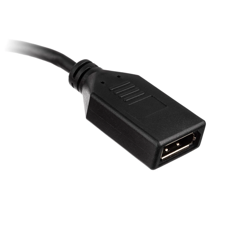 HDMI į DisplayPort adapterio kabelis Akasa AK-CBHD24-25BK