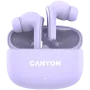 Canyon TWS-9 CNS-TWS9P Belaidės ausinės – Tikrai belaidės – Bluetooth 5.4 – Į ausį – 6h + 30h veikimo laikas – USB-C įkrovimo dėklas – Lietimo valdymas – alyvinė