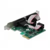 PCI Express x1 kortelė DeLOCK 90046 su dviem RS-232 prievadais