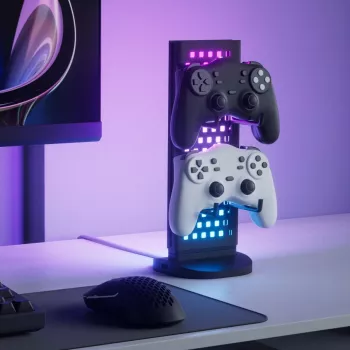 Nanoleaf Pegboard Lighted Desk Dock – Šviesos lenta su USB stotelė