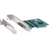 PCIe serijinė plokštė Exsys EX-46028 – 8 prievadų RS-232 su aštuonkojiniu kabeliu