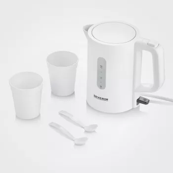 Severin 0,5 L 1100 W Baltas elektrinis virdulys