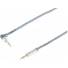 shiverpeaks sp-PROFESSIONAL garso kabelis 3 m 2 x 3,5 mm mėlynas - chromuotas (SP30823)