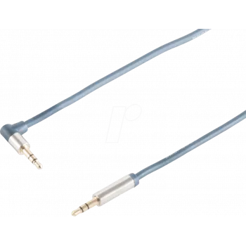 shiverpeaks sp-PROFESSIONAL garso kabelis 3 m 2 x 3,5 mm mėlynas - chromuotas (SP30823)