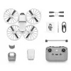 Dronas DJI Flip (RC-N3) 4 rotoriai, 48 MP kamera, 3840×2160 vaizdo įrašas, 3110 mAh baterija, juoda/balta