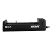 Baterijų įkroviklis XTAR SC1 vieno lizdo USB‑C Li‑ion 18650 elementams, 1 vieta, juodas