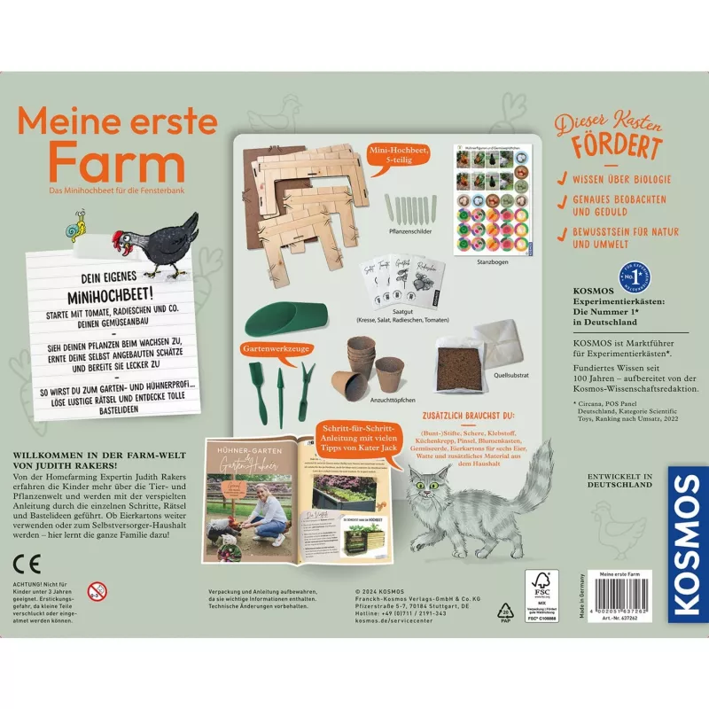 Mano pirmoji ferma, eksperimentų rinkinys