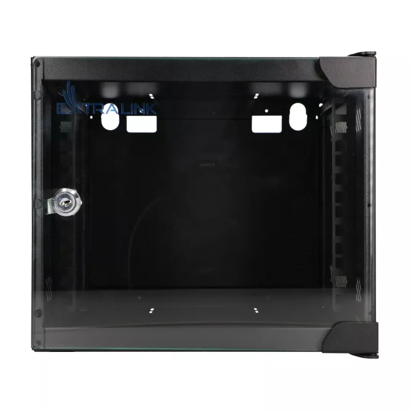 EXTRALINK LITE 4U 10 280X310 sieninis stovo spintelė juoda