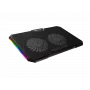 FURY GUNBAI G3 nešiojamojo kompiuterio aušinimo stovas 14.1–17.3 col., 2 ventiliatoriai, RGB apšvietimas, 2× USB