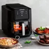 Kaitintuvo oro gruzdintuvė Rommelsbacher FRH 1700 Single 8 L 1700 W su 10 programų ir LED ekranu