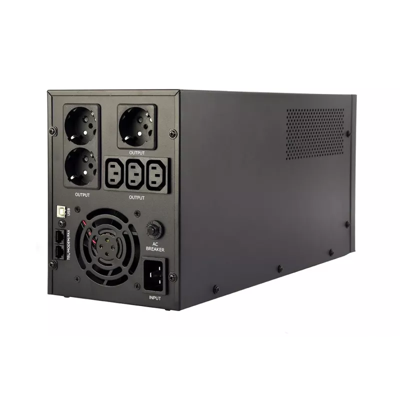Gembird EnerGenie EG-UPS-036 nepertraukiamo maitinimo šaltinis (UPS) Line-Interactive 3 kVA 1800 W 6 AC lizdai