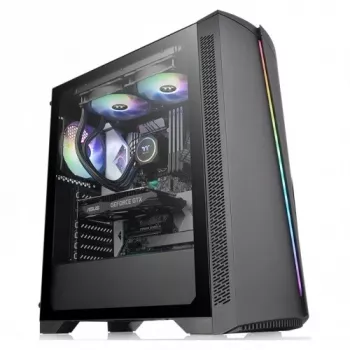PC korpusas Thermaltake H350 TG RGB Midi Tower Juodas