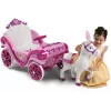 Huffy Electric Disney Princess vežimas su arkliu 6 V rožinis