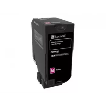 Originalus Lexmark 74C20ME tonerio kasetė, 1 vnt., rausvai raudona (magenta)