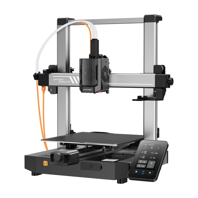 3D spausdintuvas AnyCubic Kobra 3 V2 (K3V2-IP-O) — spausdinimo tūris 235×235×250 mm
