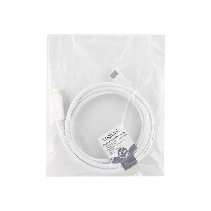 LogiLink CV0055 HDMI–DP laidas 2m