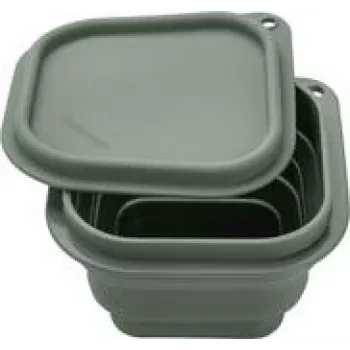 Pietų dėžutė Fackelmann 26926 Silikoninė Žalia Pilka 130mm