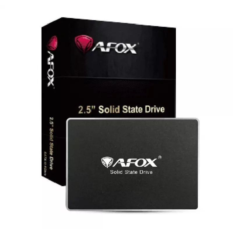 SSD diskas AFOX 256GB QLC 560MB/s, 2,5 colio SATA III