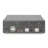 KVM jungiklis Digitus 2 prievadų vieno ekrano 4K HDMI