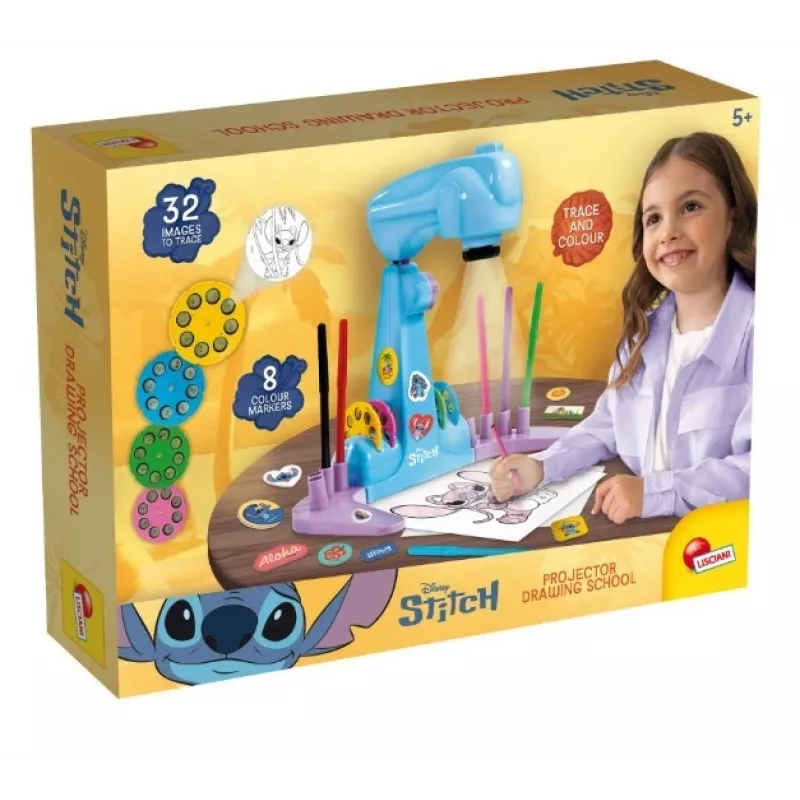 Projektorius piešimui Stitch mokyklinis rinkinys