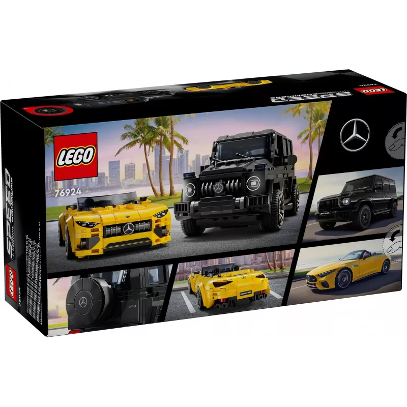 LEGO Speed Champions Mercedes-AMG G 63 & Mercedes-AMG SL 63 76924, Įvairiaspalvis