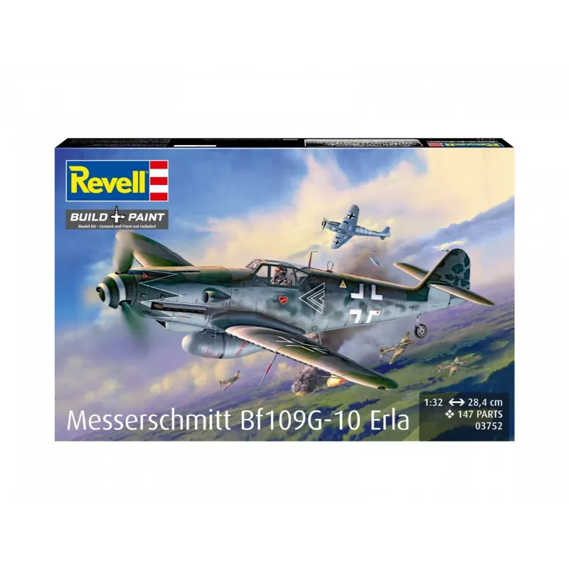 Plastikinis modelis REVELL Messerschmitt Bf109G-10 Erla 1:32