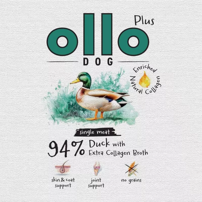 Ollo Plus Kolagen antiena 400g šunų ėdalas skardinėje