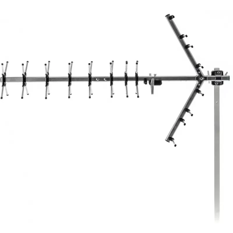 Išorinė TV antena SENCOR SDA 611 DVB‑T2/T 12 dB 75Ω su 4G LTE filtru