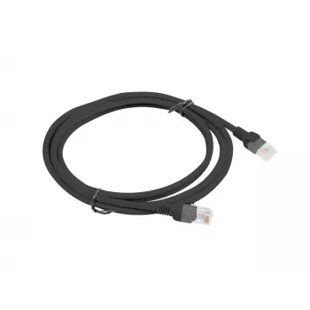 Tinklo kabelis LANBERG PCU5-10CC-0200-BK RJ-45 Cat5e U/UTP 2 m Juoda