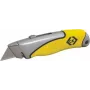 Pjovimo peilis C.K Tools T0957-1 nerūdijančio plieno geltonas snap-off peilis