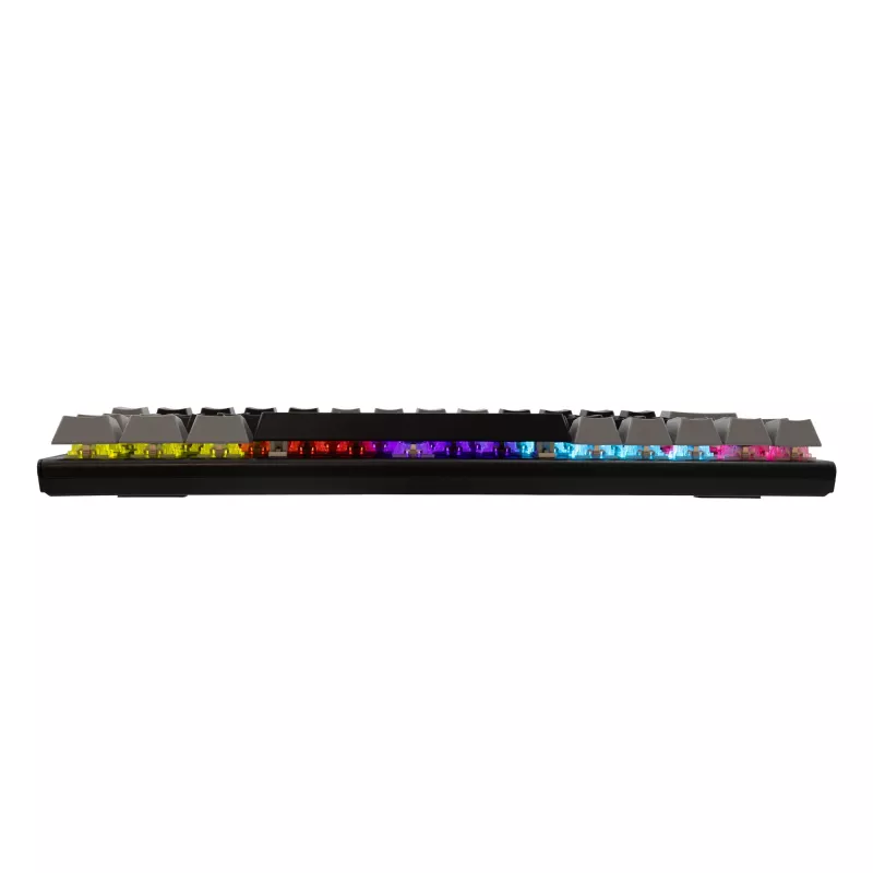 Mechaninė žaidimų klaviatūra White Shark Wakizashi WAKIZASHI-2 su US Red jungikliais, juodai pilka