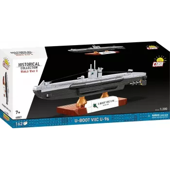 Povandeninio laivo modelis Cobi Type VIIC 1:300, rinkinys 4857