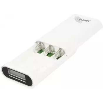ALLNET ALL-PB103 balta universalioji baterija su LCD, Micro-USB + USB C, 3,7 V