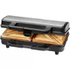 ProfiCook PC-ST 1092 Sumuštinių keptuvė - 900 W - Nerūdijantis plienas/Juoda