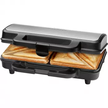 ProfiCook PC-ST 1092 Sumuštinių keptuvė - 900 W - Nerūdijantis plienas/Juoda