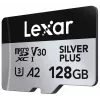 „Lexar 128GB UHS-I MicroSDXC Professional SILVER PLUS“ – atminties kortelė