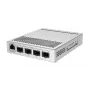 Mikrotik CRS305-1G-4S+IN valdomas tinklo jungiklis Gigabit Ethernet (10/100/1000) su PoE, baltas